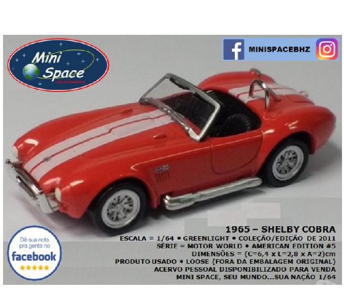 Greenlight 1965 Shelby Cobra Vermelho 164 - Loose