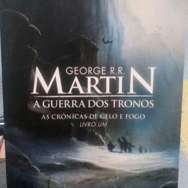 Livro A Guerra dos Tronos - As Crônicas de Gelo e Fogo -