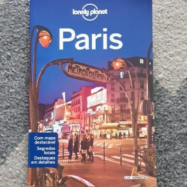 Livro - Lonely Planet, edição Paris
