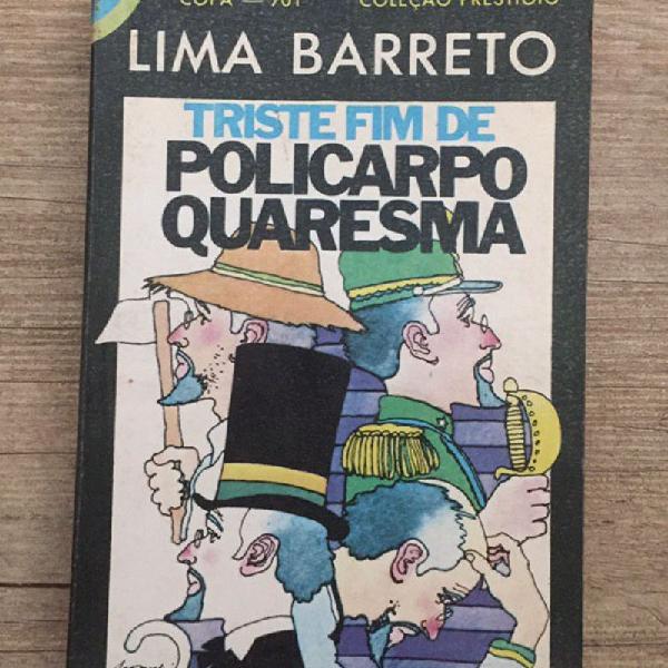 Livro Triste Fim de Policarpo Quaresma - Lima Barreto
