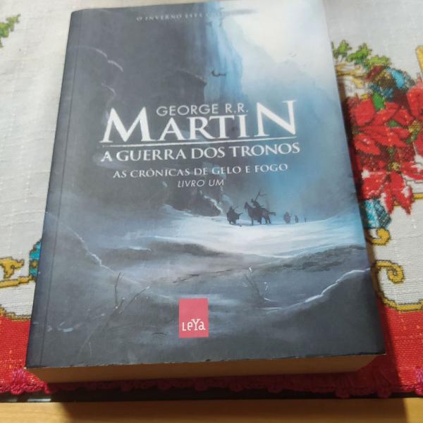 Livro a guerra dos tronos 1 George R.R. Martin