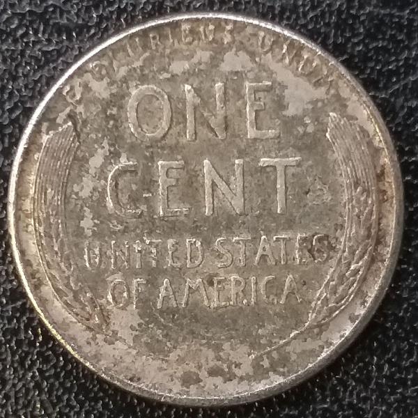 Moeda one cent zinco.