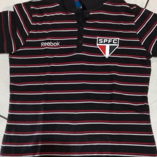 Polo tipo baby look P SPFC