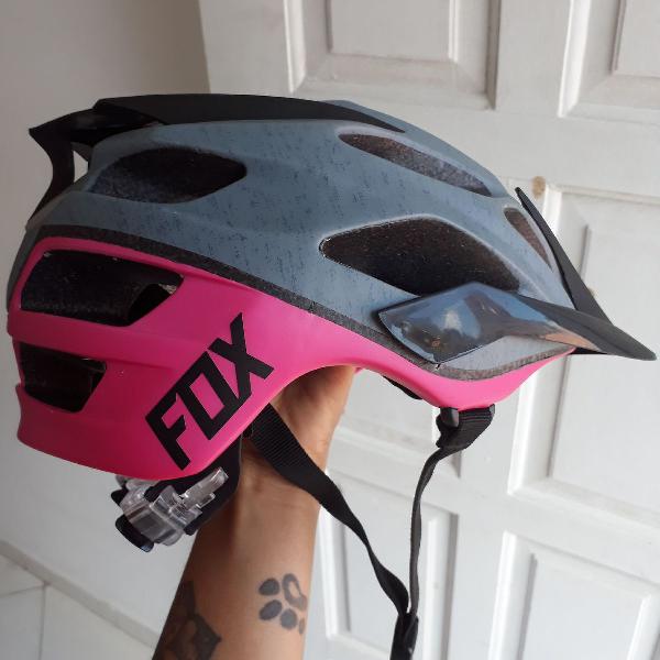 capacete bike fox flux