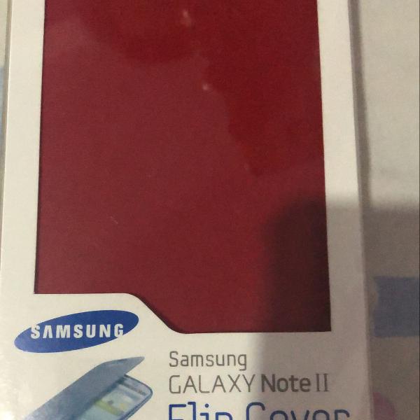 case vermelha para galaxy note ii