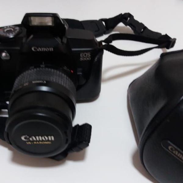 câmera fotográfica canon eos500 + lente 80-200 mm +