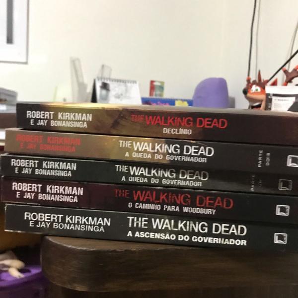 coleção de livros the walking dead