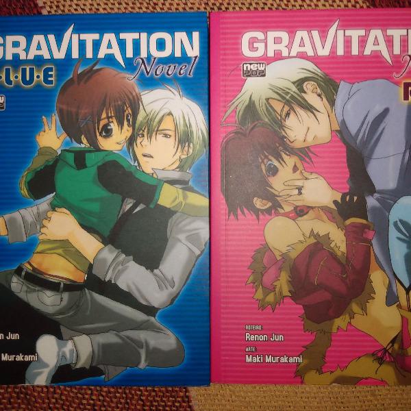 gravitation novel red e blue boys love