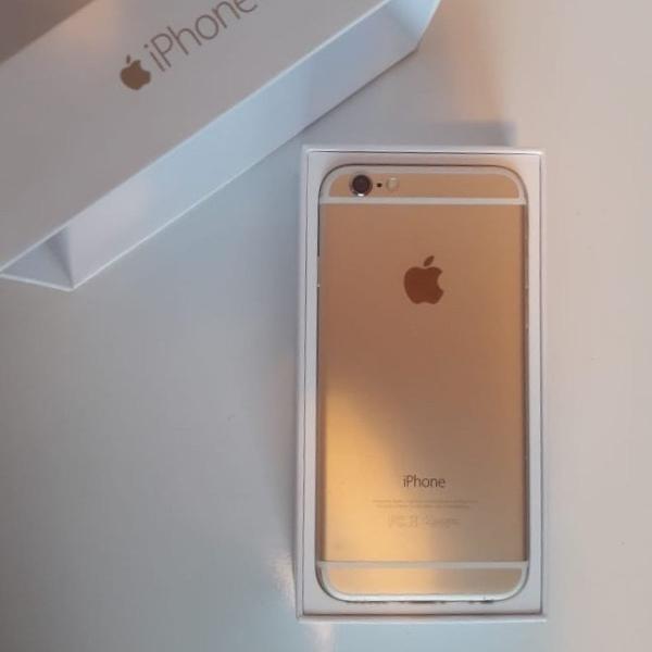 iphone 6 128g gold completo