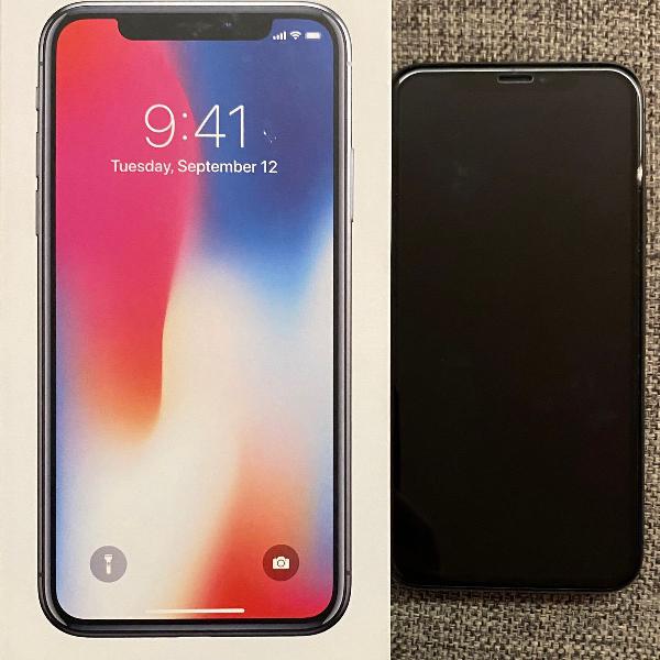 iphone x 64 gb cinza espacial