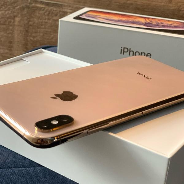 iphone xs max 256gb dourado/gold