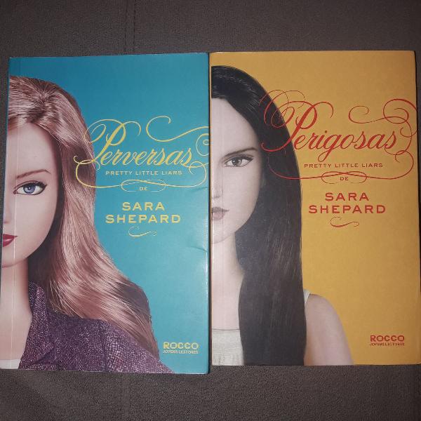 kit livros "perversas" e "perigosas" - pretty little liars