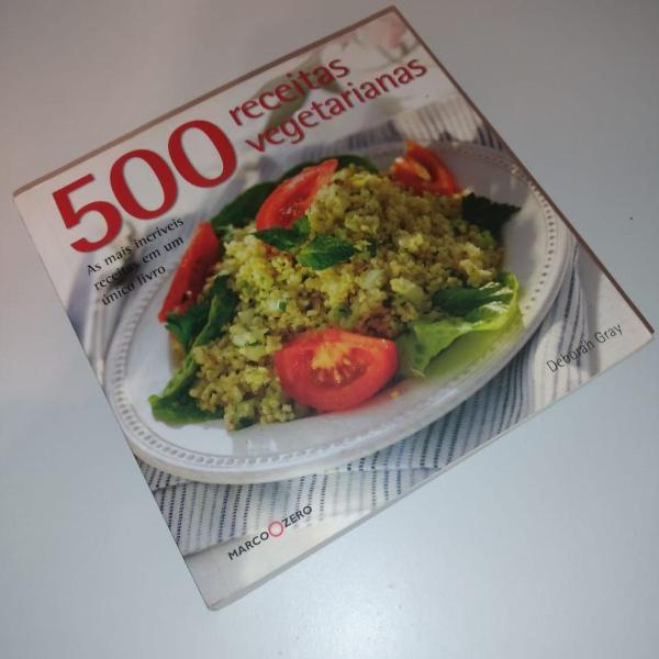 livro 500 receitas vegetarianas