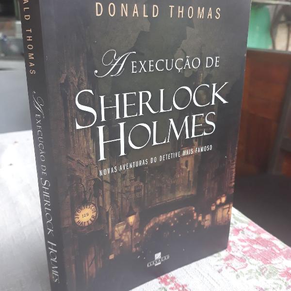 livro a execução de Sherlock Holmes