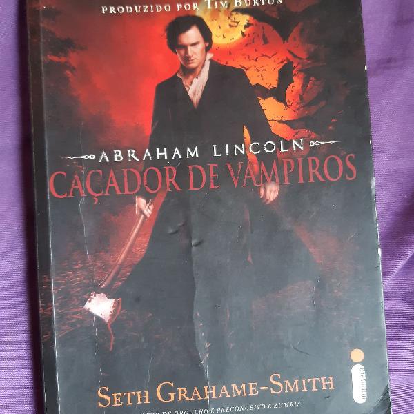 livro: abraham lincoln - caçador dd vampiros