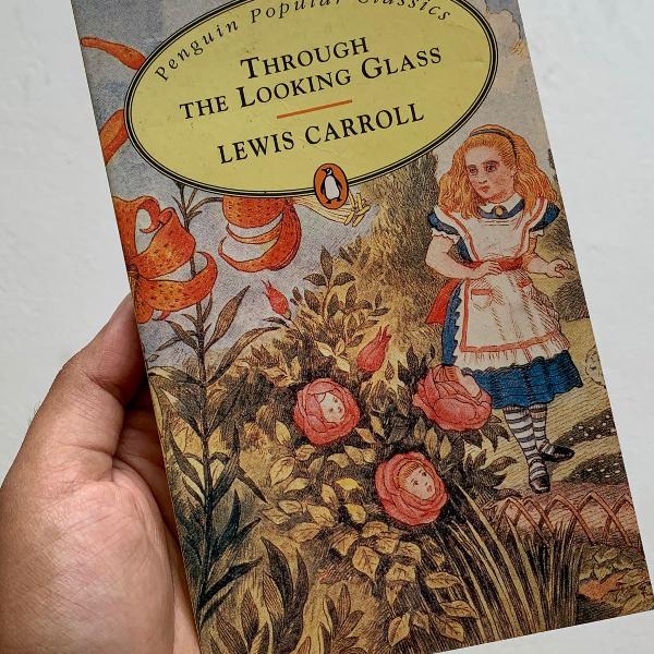 livro alice through the looking glass