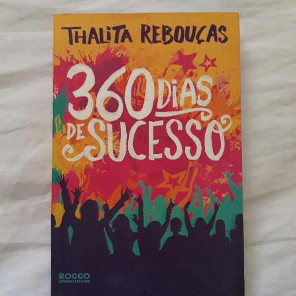 livro autografado - 360 dias de sucesso (thalita rebouças)