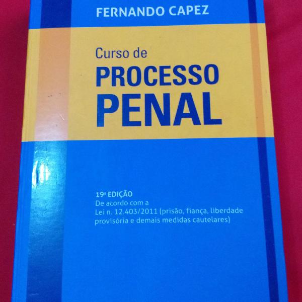 livro curso de processo penal