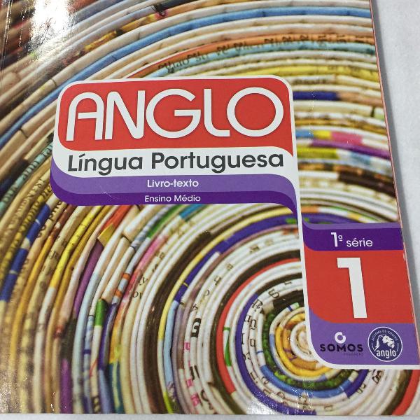 livro do anglo língua portuguesa, 1ª série