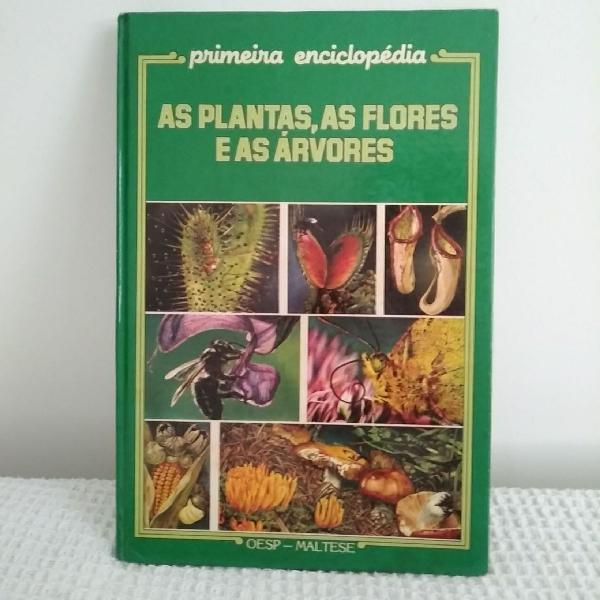 livro plantas árvores flores