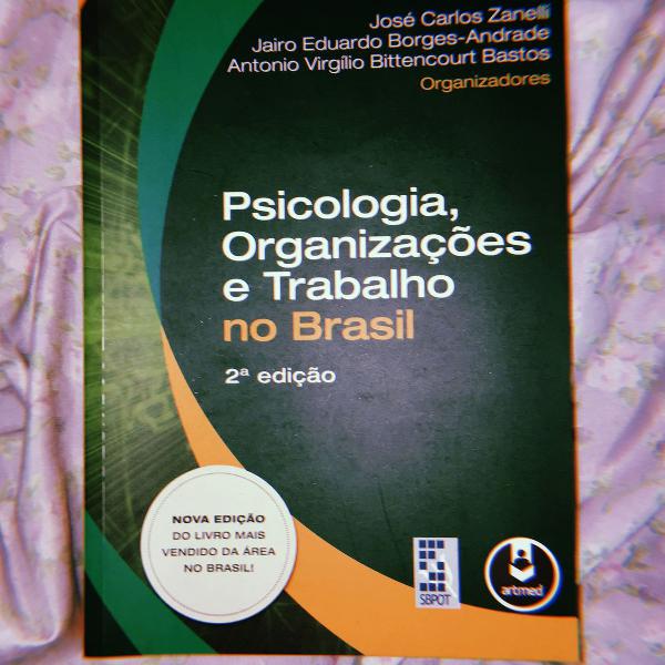 livro psicologia, organizações e trabalho no brasil