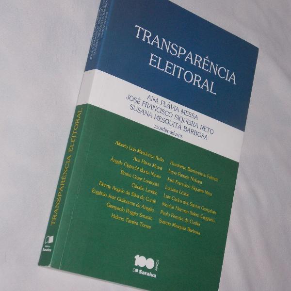 livro transparência eleitoral ana flávia messa