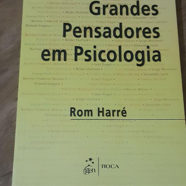 livro universitário- Grandes pensadores em psicologia
