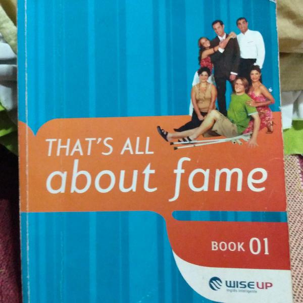 livros inglês wise up that's all about fame
