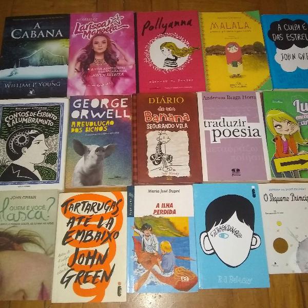 livros novos e usados