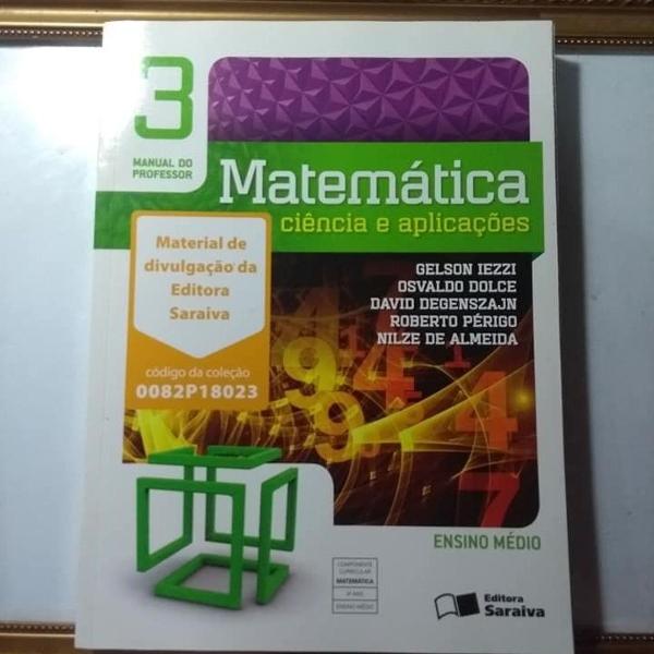 matemática 3 ciência e aplicações manual do professor