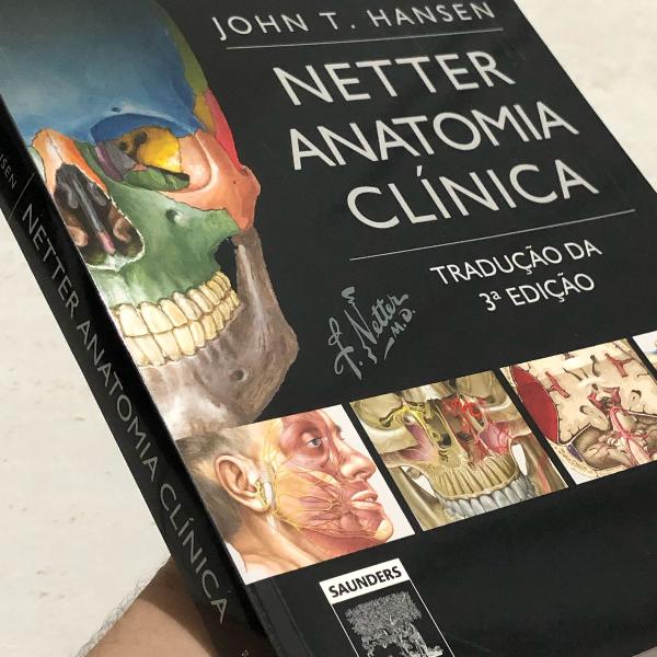netter anatomia clínica + netter anatomia para colorir