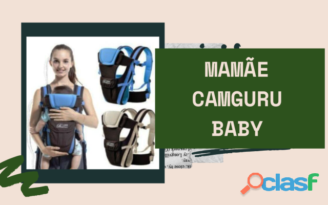 Mochila para carregar seu nenê com total segurança estilo