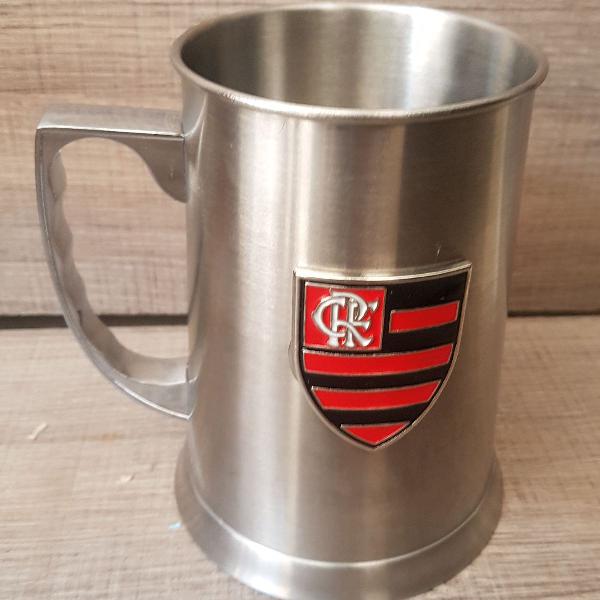 1 CANECA INOX FLAMENGO LINDO PRESENTE