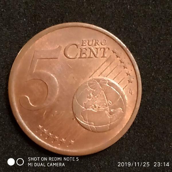 1 e 5 euro cent 2008