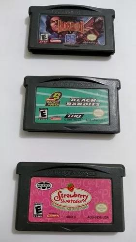 3 Jogos Nintendo Game Boy Advance - Gba