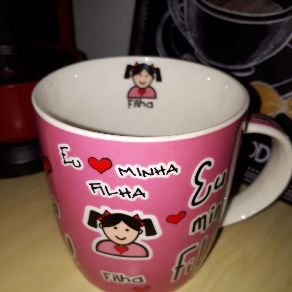 Caneca: Eu amo minha Filha.