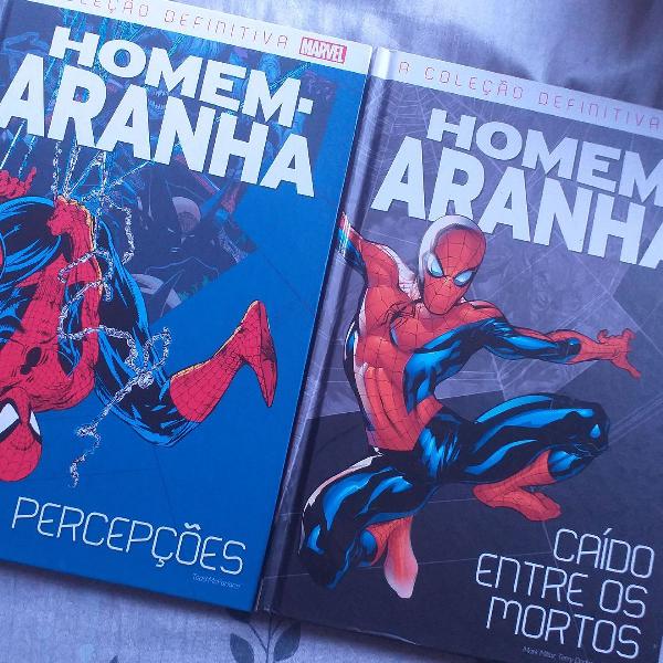 Coleção historias em quadrinhos Homem-Aranha volumes 1 e 2