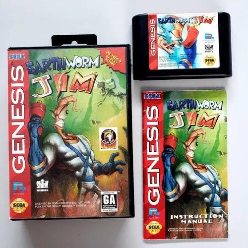 Earthworm Jim Original Mega Drive Genesis