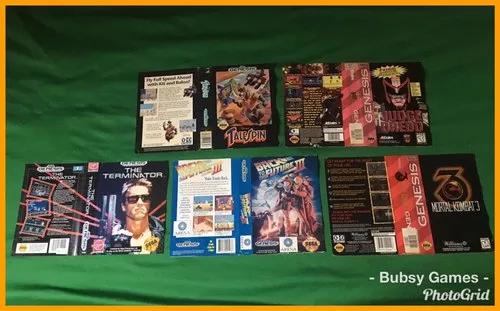 Encartes Mega Drive Genesis Originais -(vendo Unidade)