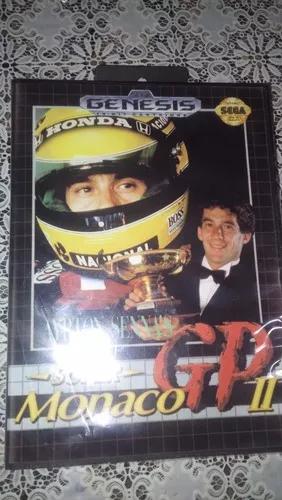 Jogo Ayrton Senna`s Super Monaco Gp 2 Para Mega Drive