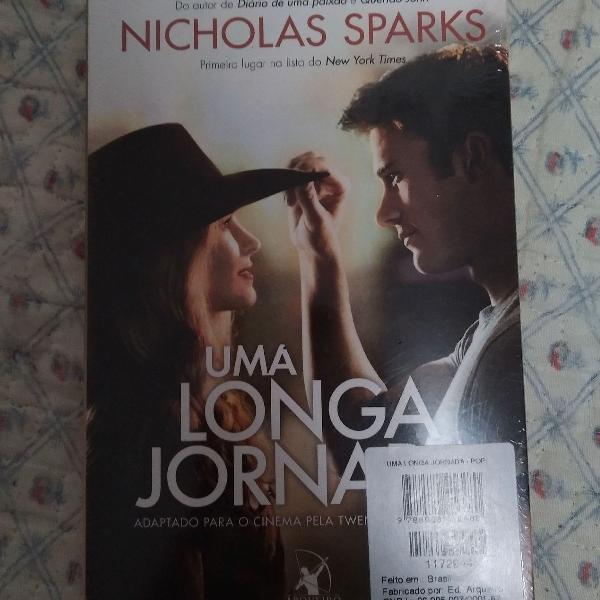 Livro Nicholas Sparks Uma Longa Jornada