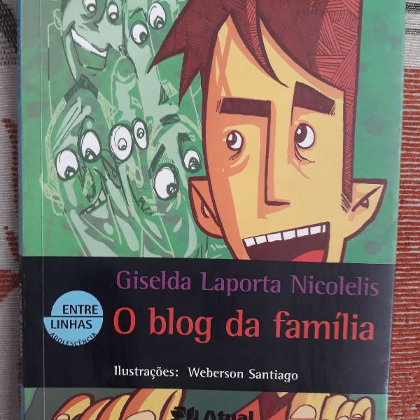 Livro infanto-juvenil O Blog da Família