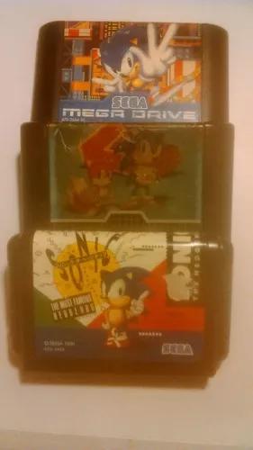 Lote De Jogos Sonic - Mega Drive