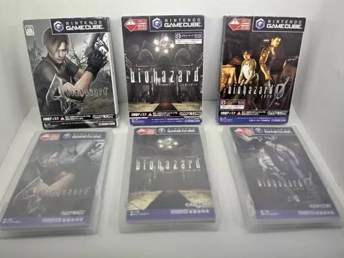 Lote Resident Evil Gamecube (re 0, Re1 E Re4) Japones