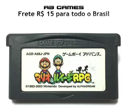 Mario & Luigi Rpg Japonês Game Boy Advance Gba