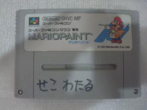 Mario Paint - Super Famicom Nintendo Cartucho Original Game
