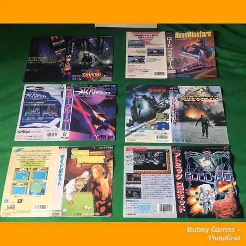 Mega Drive Encartes Originais Japonês(vendo Unidade)