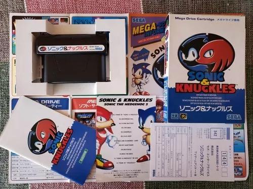 Mega Drive Sonic & Knuckles Original Japonês Completo