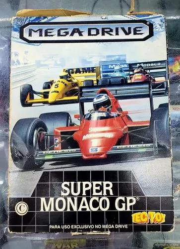 Megadrive Game Super Mônaco Gp Original Com Caixa E Manual
