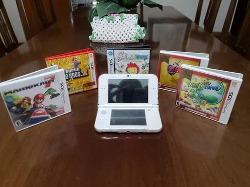 New 3ds Xl Branco Com Jogos